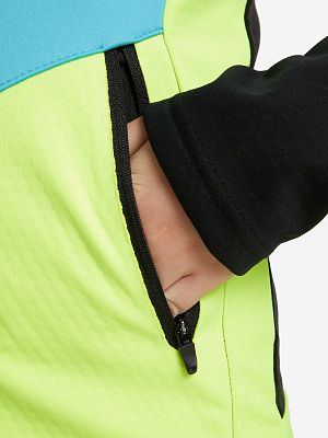 Превью  Куртка лыжная FISCHER Softshell Warm Jr Бирюзовый